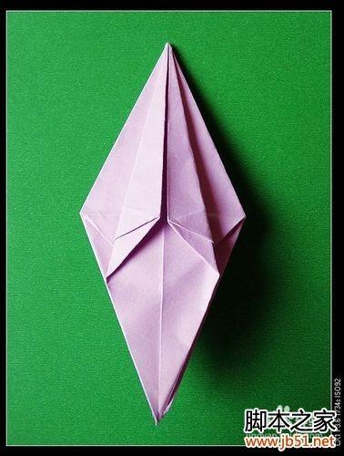 百合花的折法,百合花的折法图解