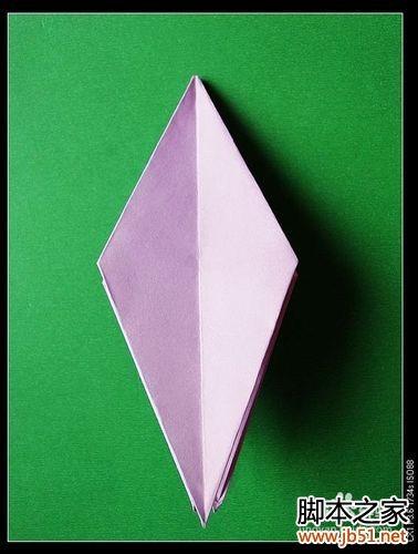 百合花的折法,百合花的折法图解