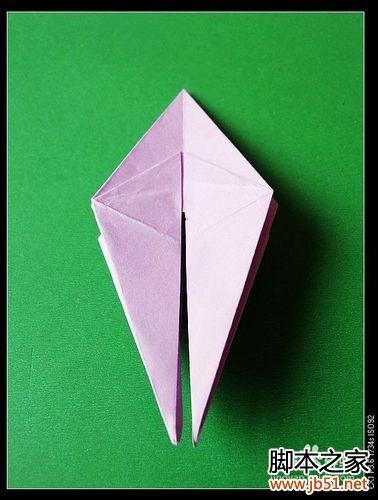 百合花的折法,百合花的折法图解