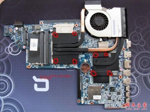 笔记本拆机教程之清理风扇灰尘图文教程(惠普HP笔记本DV6拆解详细教程)