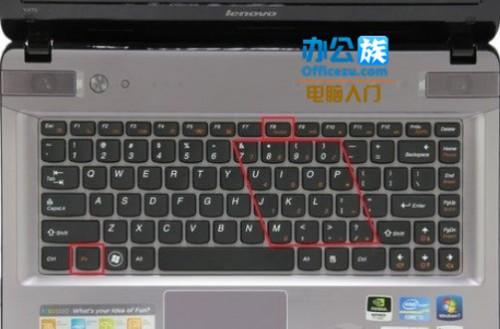 笔记本电脑键盘上的小键盘如何开启