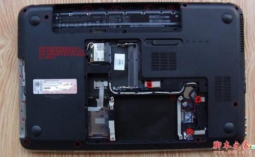 笔记本拆机教程之清理风扇灰尘图文教程(惠普HP笔记本DV6拆解详细教程)