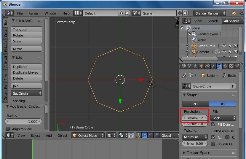 blender怎么创建正多边形的立体图形?