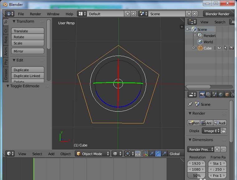 blender怎么创建正多边形的立体图形?