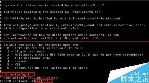 把Linux运行级别设置为6后如何解决的经验分享