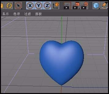 c4d怎么制作立体的心形模型?