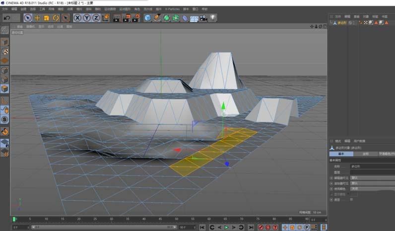 C4D怎么做山体模型?