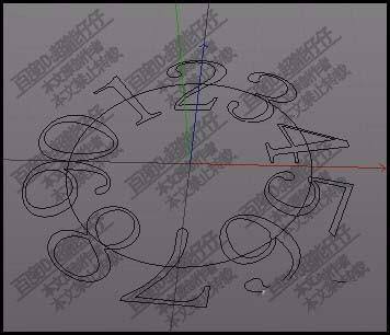 c4d文字怎么环形排列?