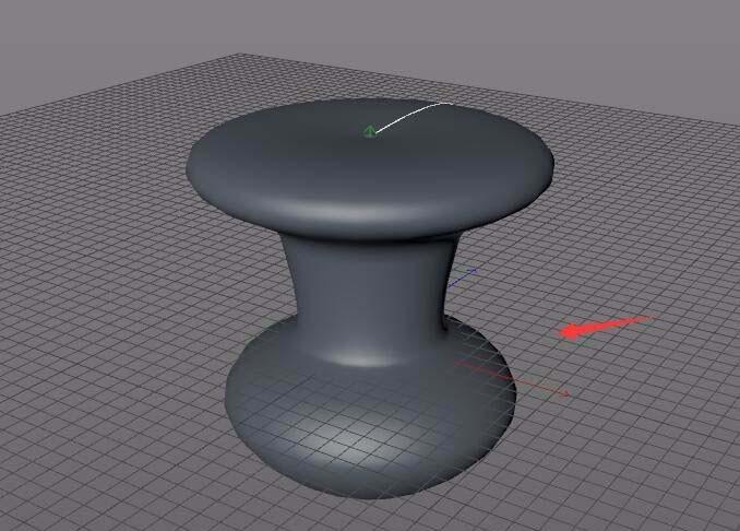 c4d旋转命令怎么建模三维模型?