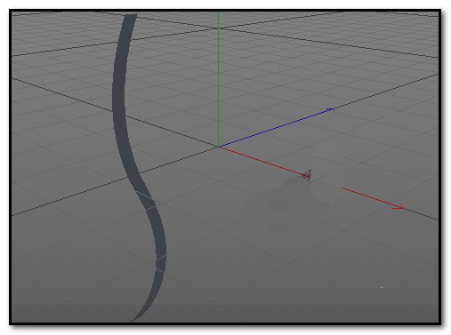 c4d怎么使用布料曲面给样条加厚度?