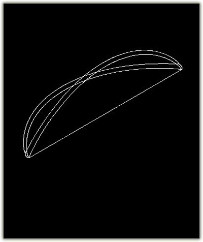 cad2007画橄榄球的两种方法