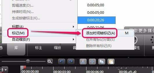 camtasia studio视频怎么添加时间轴标记?