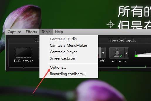 Camtasia怎么去掉倒数3秒的提示?