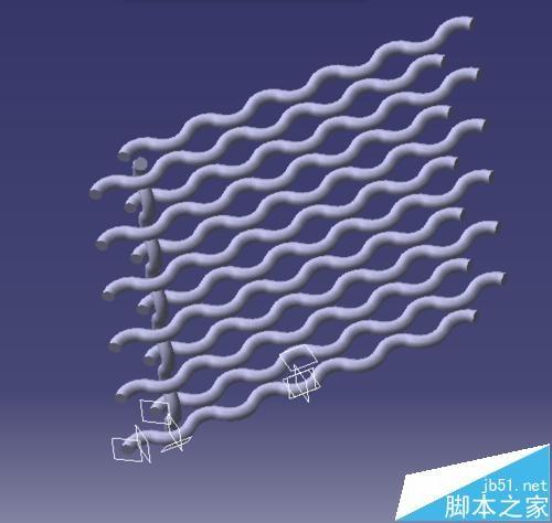 CATIA怎么绘制钢丝网? CATIA绘制编制网的教程
