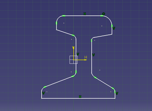 CATIA怎么绘制工字槽零件模型?