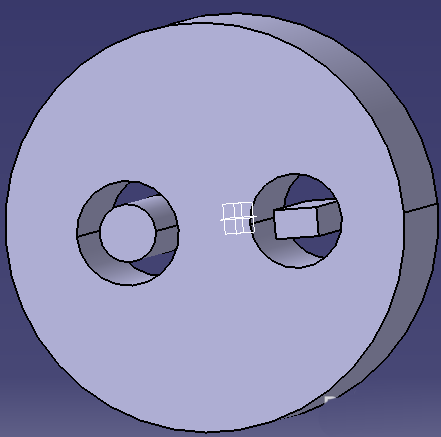 CATIA模型怎么进行凹槽操作?