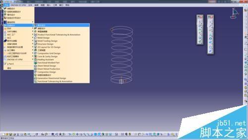 catia软件怎么绘制画弹簧模型?