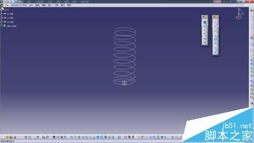 catia软件怎么绘制画弹簧模型?