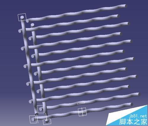CATIA怎么绘制钢丝网? CATIA绘制编制网的教程