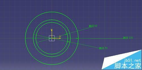 CATIA怎么画带台肩的端盖?