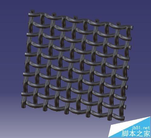 CATIA怎么绘制钢丝网? CATIA绘制编制网的教程