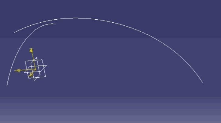 CATIA怎么创建扫掠曲面?