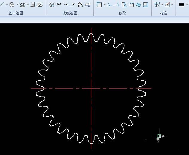 caxa怎么制作标准齿轮? caxa画齿轮的两种方法