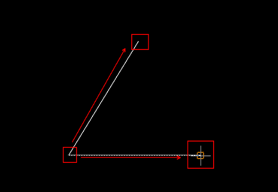 caxa怎么标注大于180度的角?