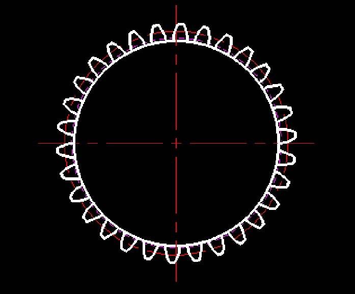 caxa怎么制作标准齿轮? caxa画齿轮的两种方法