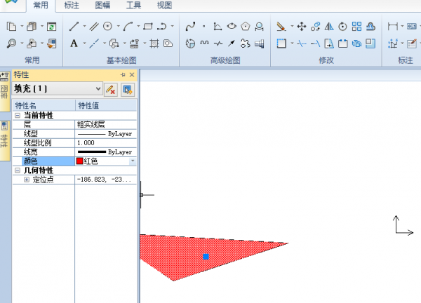 CAXA怎么使用填充命令填充图形