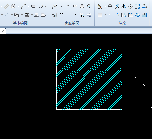CAXA图纸中怎么画剖面线?