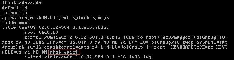 CentOS启动系统不显示进度条如何解决?