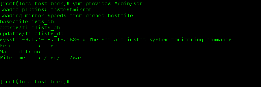 CentOS下根据命令查所在的包的方法