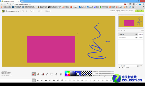 Chrome浏览器炫酷画图手绘创作应用