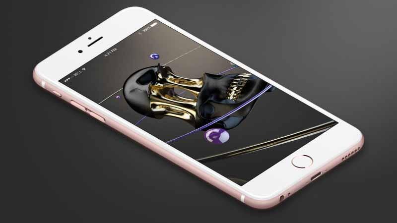 Cinema 4D制作一款炫酷液体粘连骷髅效果