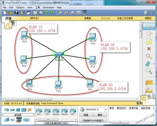 cisco交换机配置vlan方法