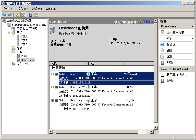 创建Windows2008群集