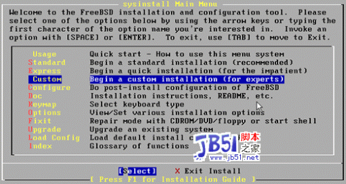 菜鸟学装FreeBSD5.1图解