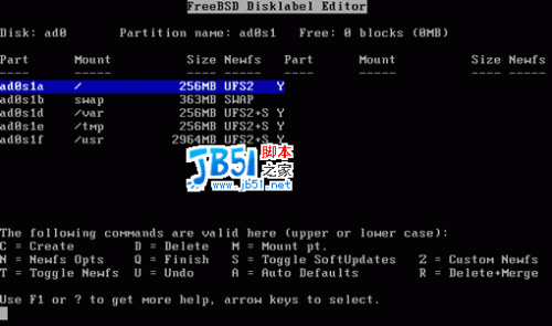 菜鸟学装FreeBSD5.1图解