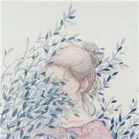 彩铅手绘QQ情侣头像