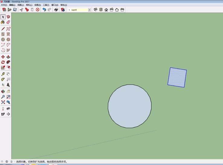 草图大师sketchup2017怎么环形复制物体?