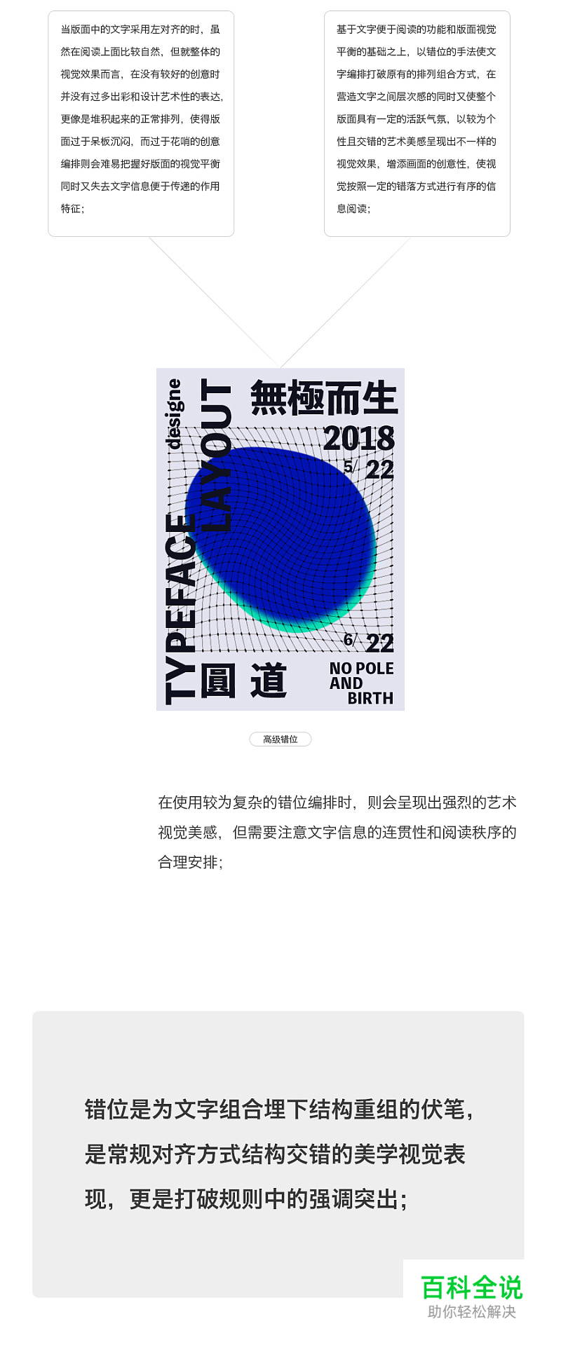 错位！文字编排的另一种对齐方式