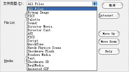 Director MX 2004怎么导入演员