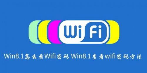 电脑版win.8.1怎么查看wifi的密码?