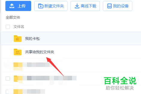 电脑百度网盘内怎么与多人共同管理共享文件夹