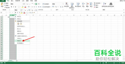 电脑EXCEL表格怎么让隐藏列（行）中的数据不被复制