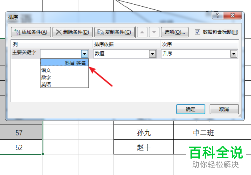 电脑excel文档中如何根据姓氏笔画来排序