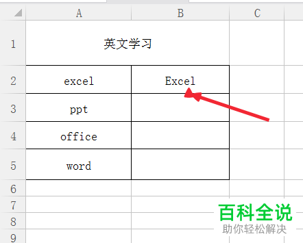 电脑excel软中应用函数转换英文单词首字母为大写如何操作