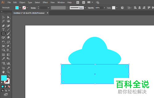 电脑ILLUSTRATOR怎么绘制等距斜角云计算机图标