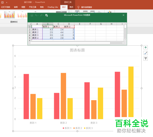 电脑PPT中“收入-支出-净收入”的数据图表应该怎么制作